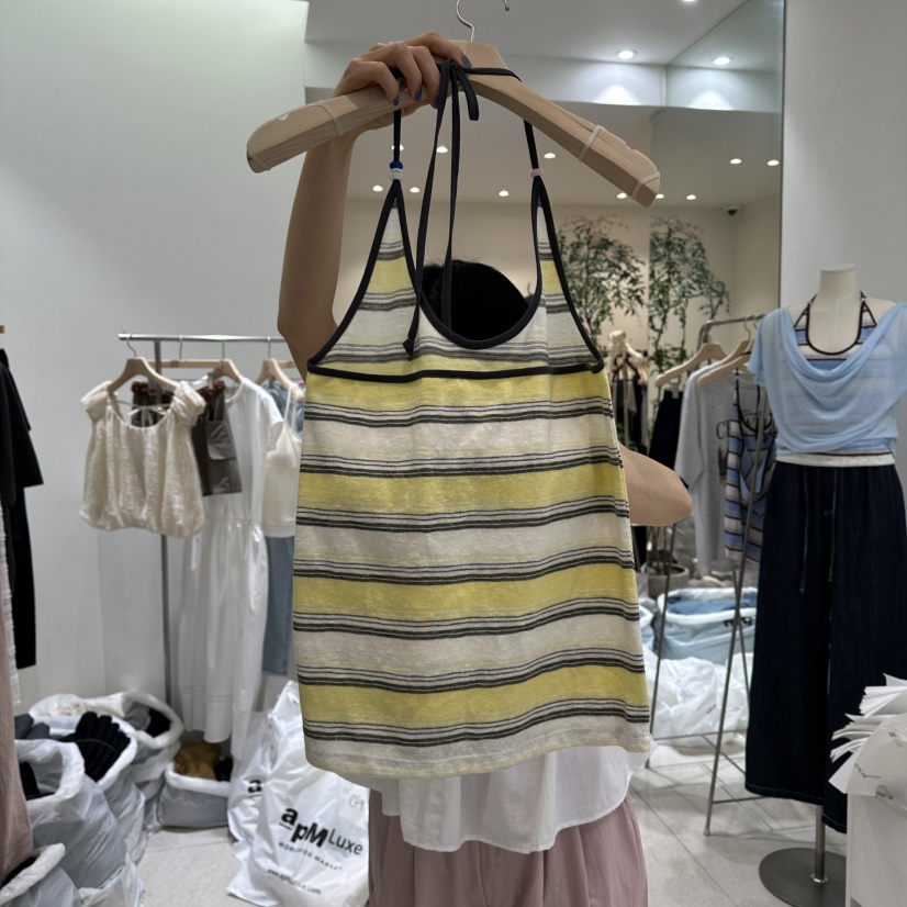 GRACIA韓國代購女裝新品推薦熱賣26夏季時尚職業吊帶背心GRACIA吊帶/背心