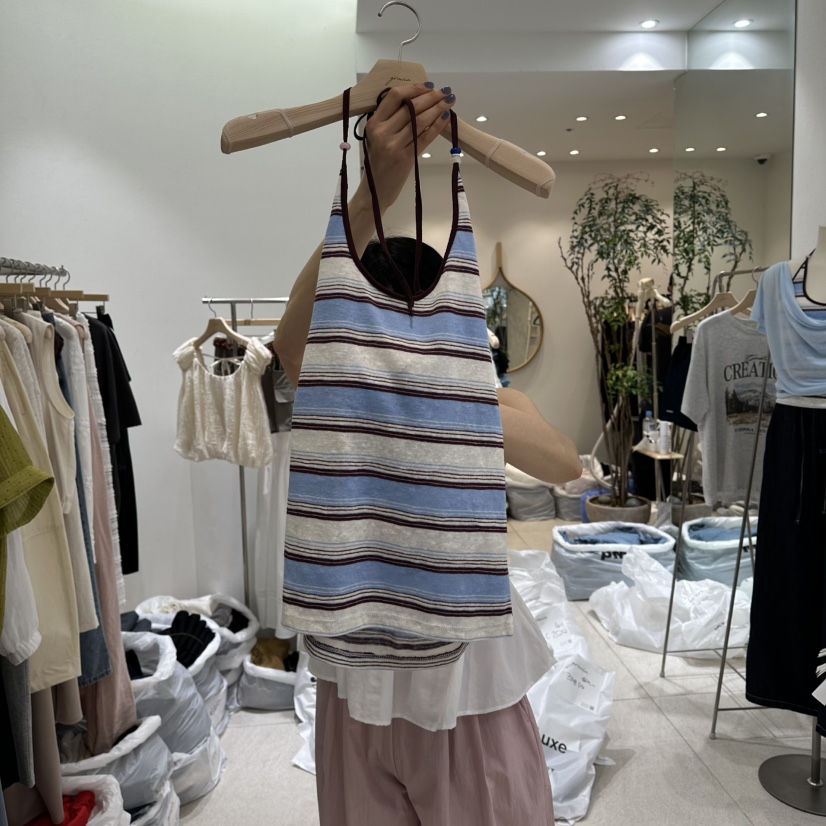 GRACIA韓國代購女裝新品推薦熱賣26夏季時尚職業吊帶背心GRACIA吊帶/背心圖色1