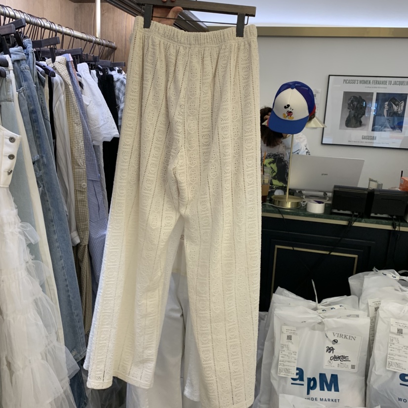VIRKIN韓國直郵女士新品人氣時尚熱賣職業26春夏26夏季休閑褲VIRKIN休閑褲