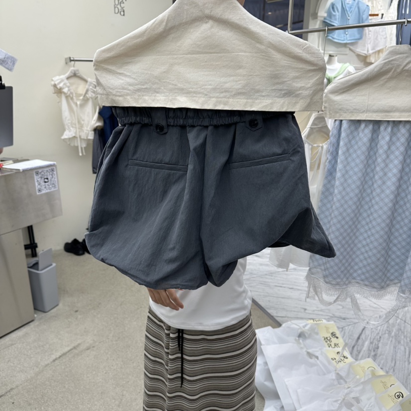 AMOEBA韓國東大門代購女裝新品人氣26夏季職業休閑熱賣短褲AMOEBA短褲