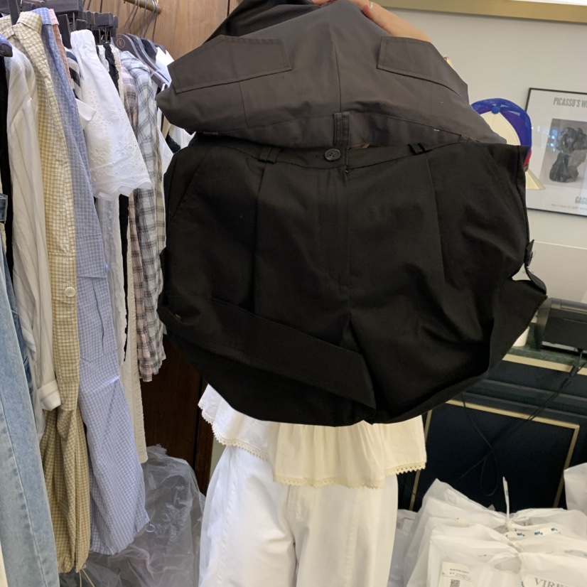 VIRKIN韓國東大門直郵女裝新品人氣熱賣26春夏休閑職業短褲VIRKIN短褲圖色4
