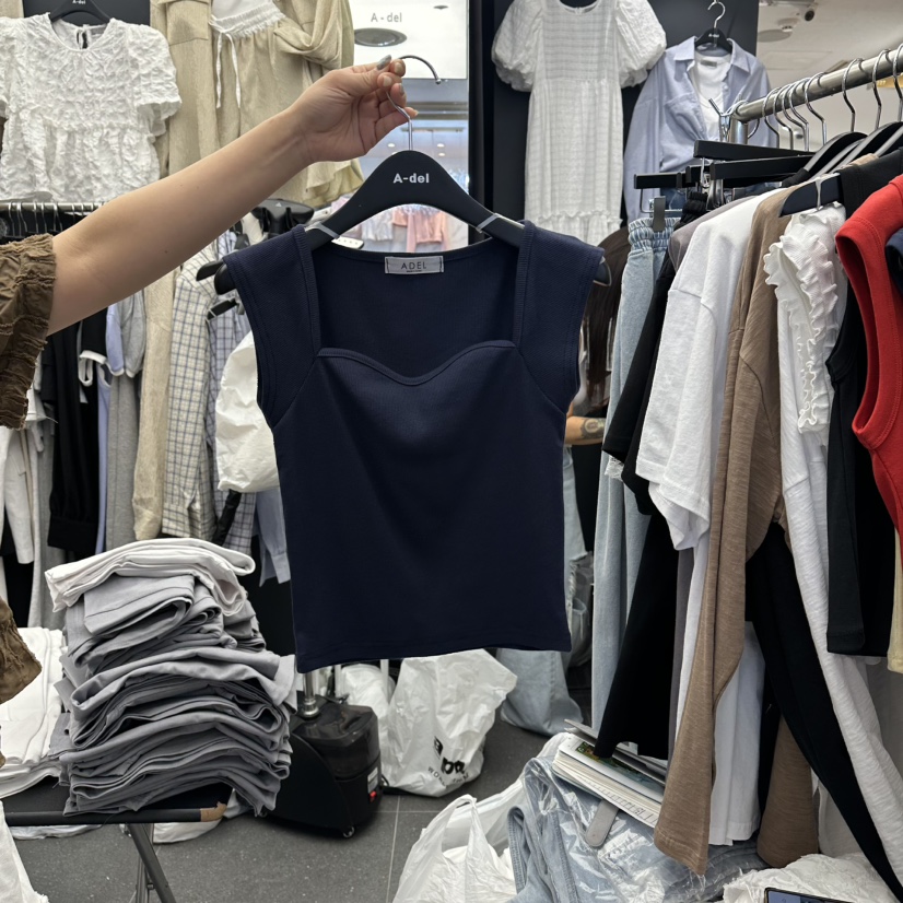 A-DEL東大門實拍韓國女裝新品熱賣推薦時尚26夏季吊帶背心A-DEL吊帶/背心圖色2