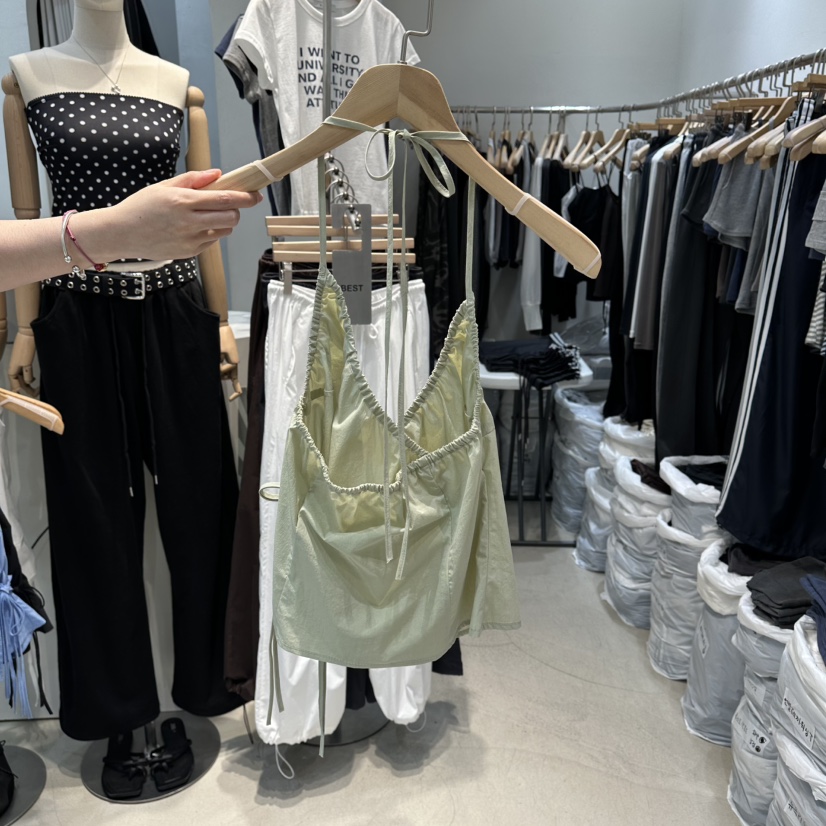 W.FATAL韓國東大門直郵女士新品熱賣26春夏吊帶背心露背無袖W.FATAL吊帶/背心
