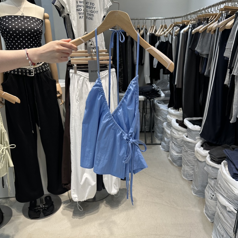 W.FATAL韓國東大門直郵女士新品熱賣26春夏吊帶背心露背無袖W.FATAL吊帶/背心圖色2