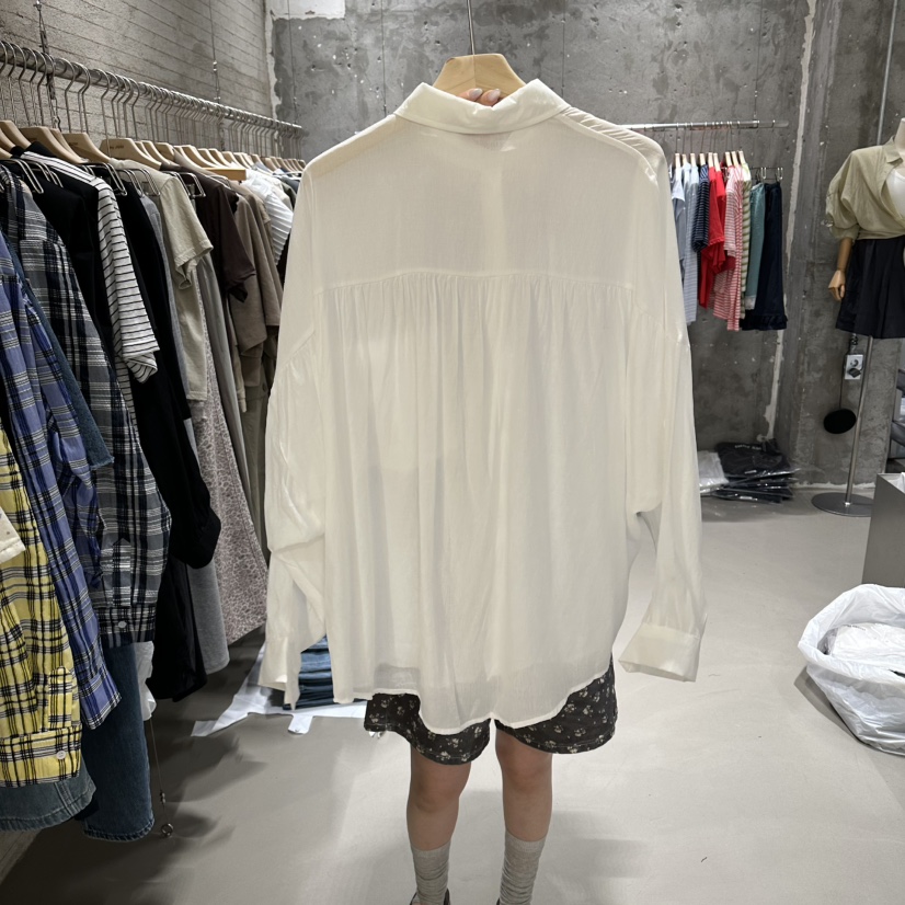 JUNI韓國直郵女裝新款人氣26春夏26夏季襯衫蕾絲衫不含內搭my juni襯衫/蕾絲衫