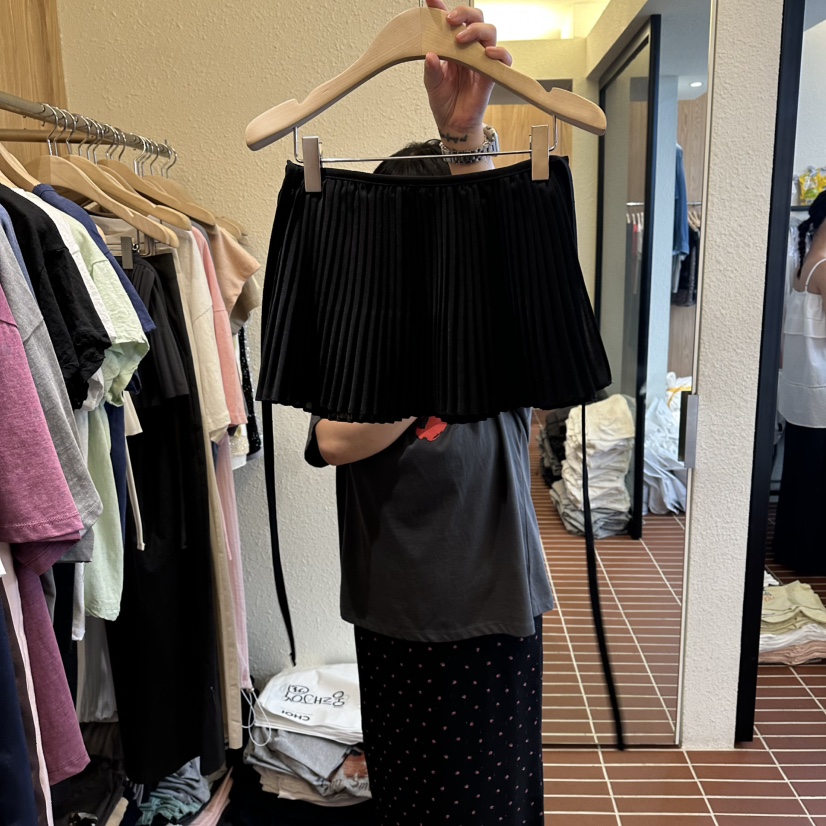 CHOI-L韓國東大門代購女裝新款推薦26春夏人氣短裙百褶褶裙CHOI短裙圖色3