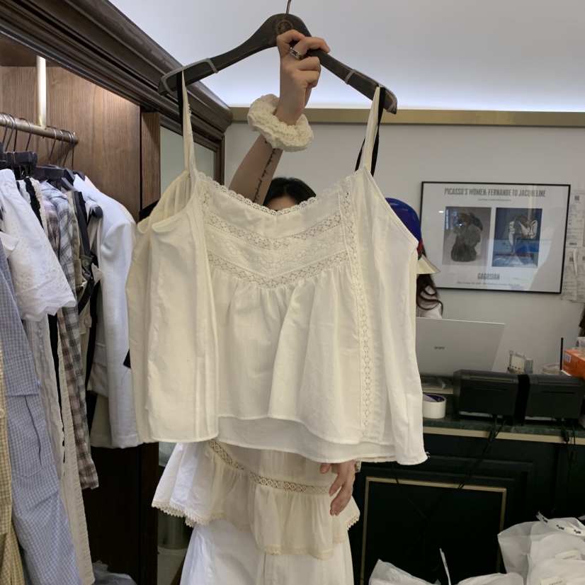 VIRKIN韓國代購女士新品職業26夏季人氣休閑時尚吊帶背心VIRKIN吊帶/背心圖色1