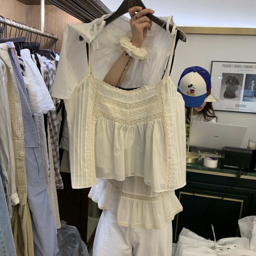VIRKIN韓國代購女士新品職業26夏季人氣休閑時尚吊帶背心VIRKIN吊帶/背心圖色2