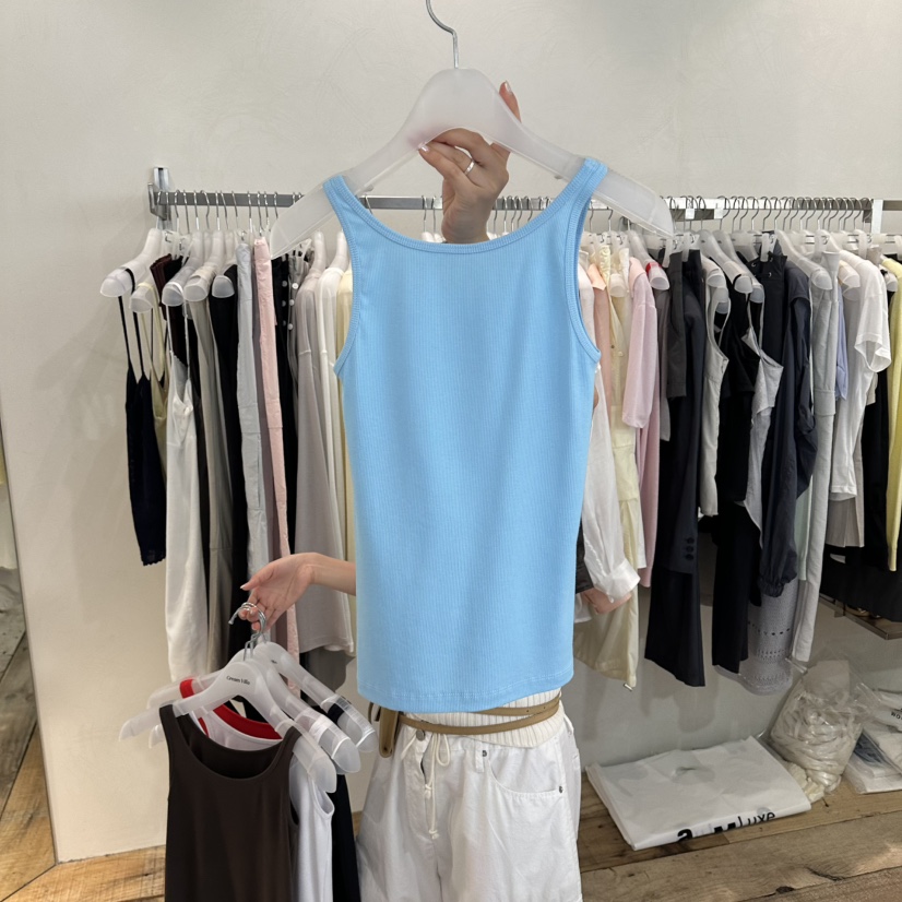 CREAM VILLA韓國代購女裝新款推薦吊帶背心無袖CREAMVILLA吊帶/背心