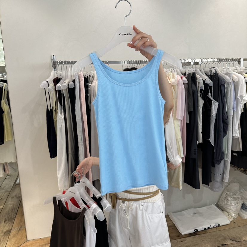 CREAM VILLA韓國代購女裝新款推薦吊帶背心無袖CREAMVILLA吊帶/背心圖色3