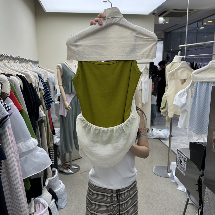 AMOEBA韓國東大門直郵女士新品人氣26夏季吊帶背心不含內搭AMOEBA吊帶/背心