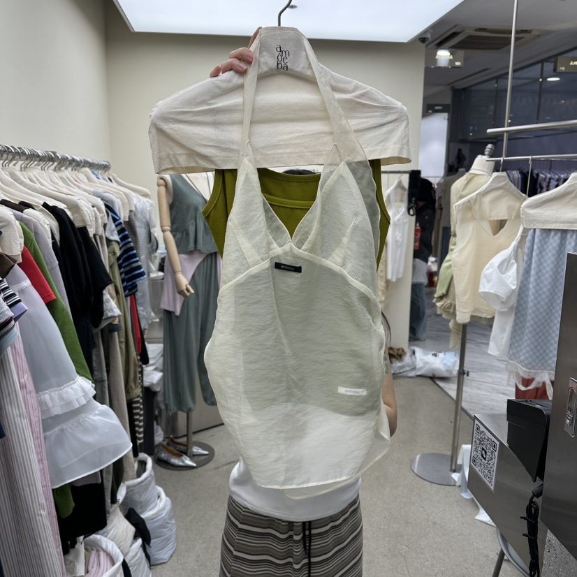 AMOEBA韓國東大門直郵女士新品人氣26夏季吊帶背心不含內搭AMOEBA吊帶/背心圖色2