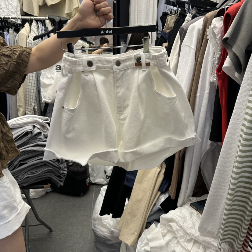 A-DEL韓國東大門代購女士新款時尚26春夏推薦職業熱賣短褲A-DEL短褲圖色1