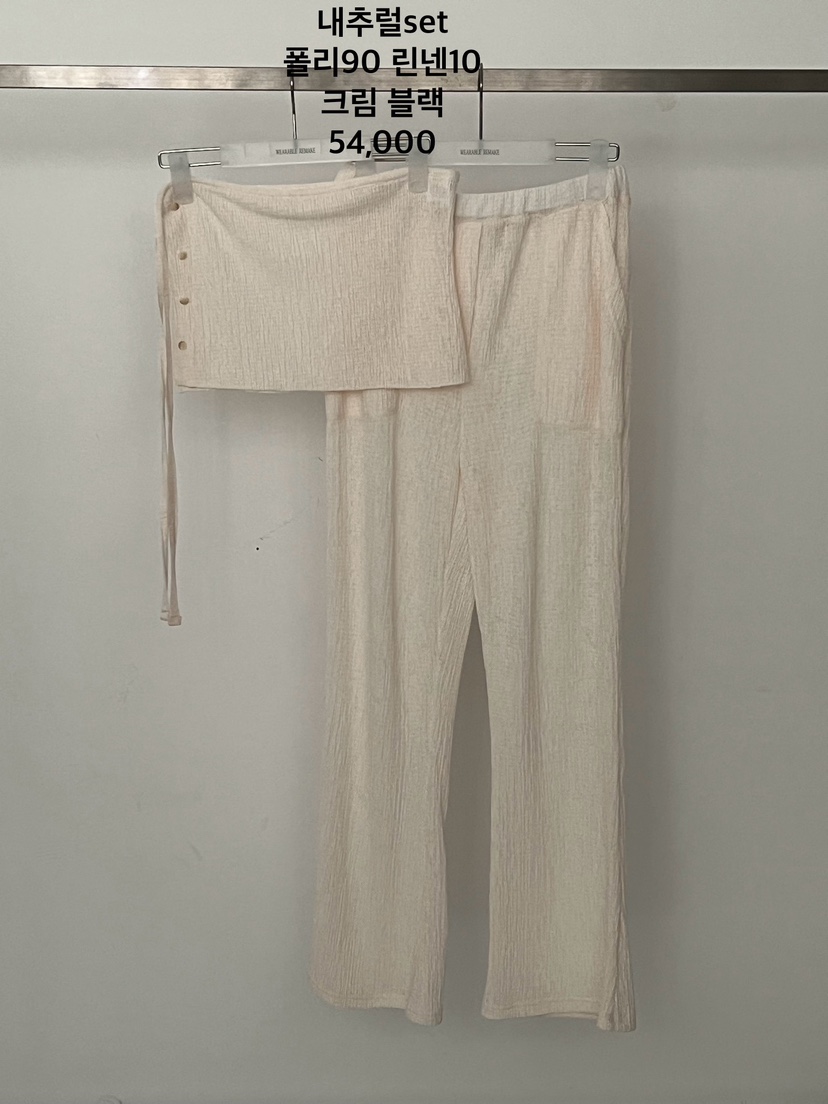 WEARABLE-L韓國直郵實拍女士新款推薦26春夏休閑褲天然亞麻WEARABLE休閑褲