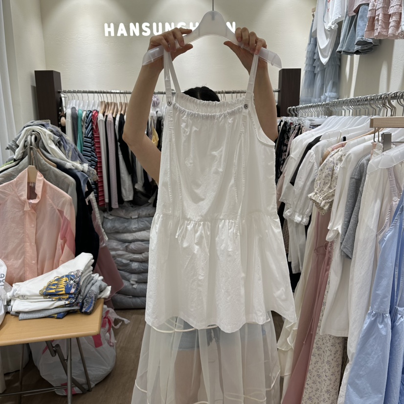 HANSUNGHYUN東大門實拍韓國女裝新品26夏季休閑人氣連衣裙HANSUNGHYUN連衣裙圖色1