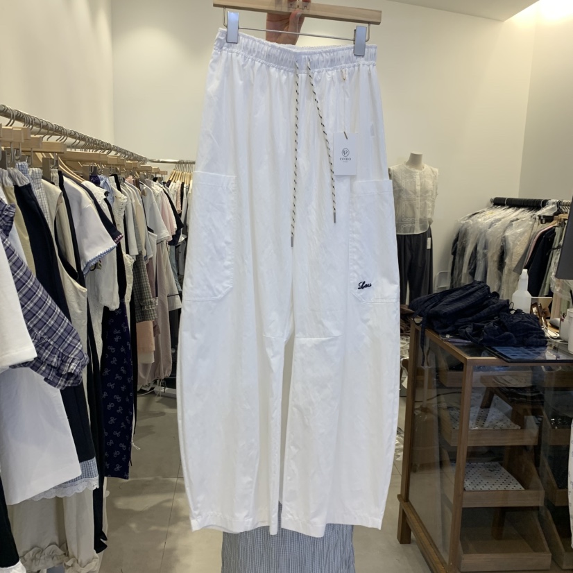 TAN&amp;COMO韓國代購女士新品人氣推薦26夏季休閑褲口袋tan-COMO休閑褲圖色1