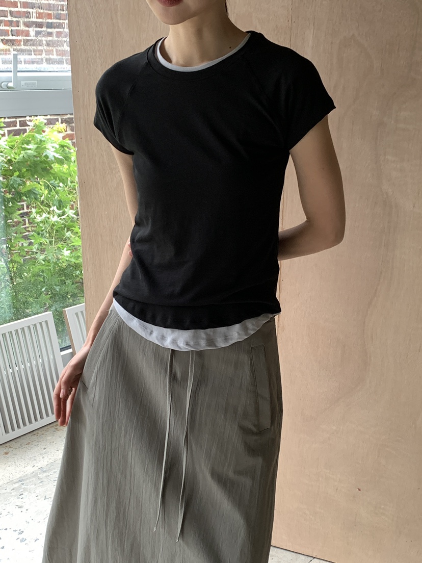 B_GARDER韓國東大門代購女裝新款26夏季推薦人氣T恤不含內搭B.GARDERT恤圖色5