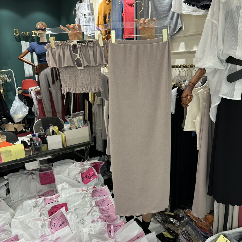 3COLOR韓國代購女士新品熱賣套裝不含配飾Three color套裝圖色2