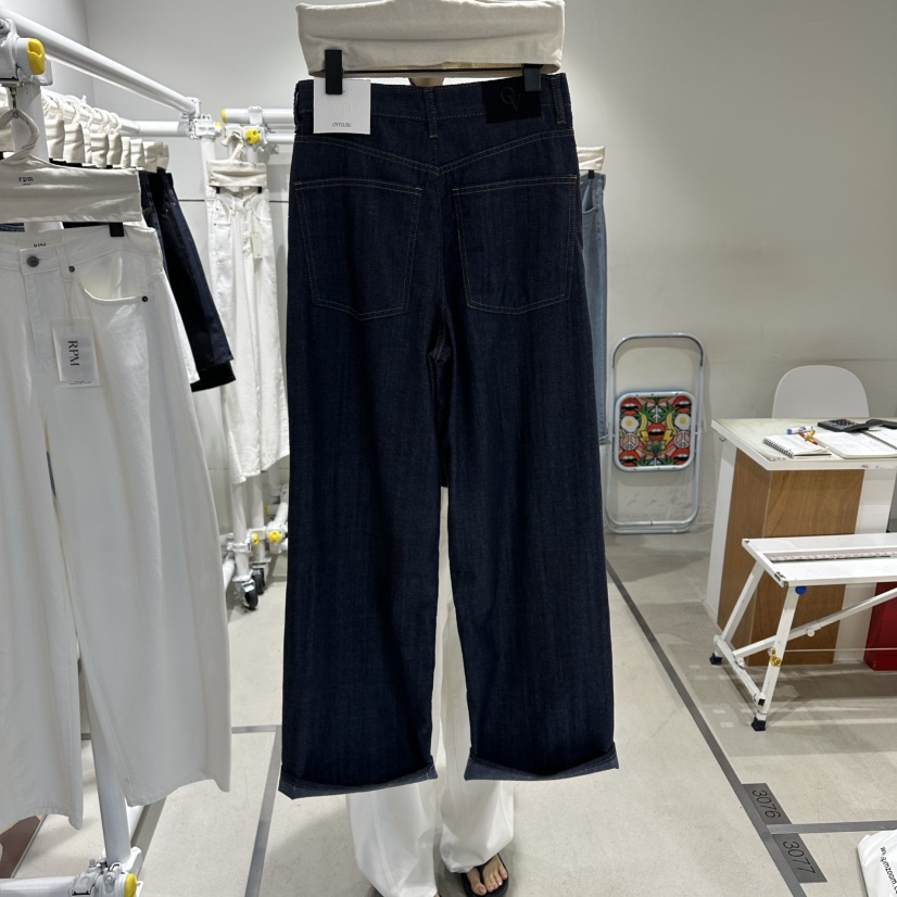 RPM/OVMUTE韓國直郵女士新品26夏季熱賣推薦職業時尚牛仔褲RPM/OVMUTE牛仔褲