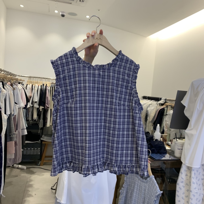 TAN&amp;COMO韓國東大門代購女裝新款26夏季推薦襯衫蕾絲衫tan-COMO襯衫/蕾絲衫圖色2