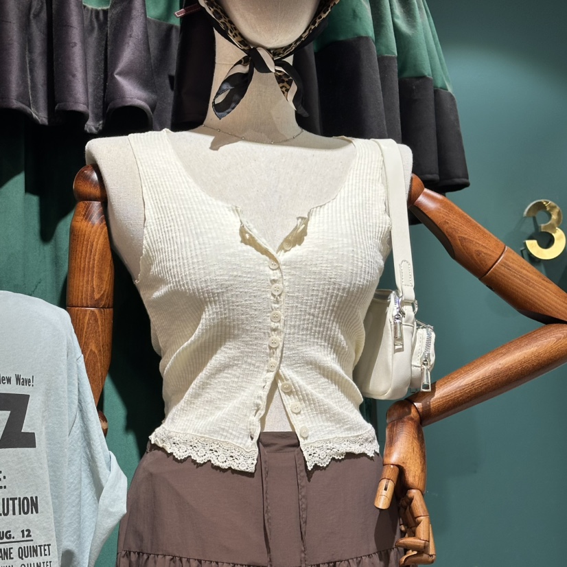 3COLOR韓國直郵實拍女裝新品職業吊帶背心Three color吊帶/背心圖色1