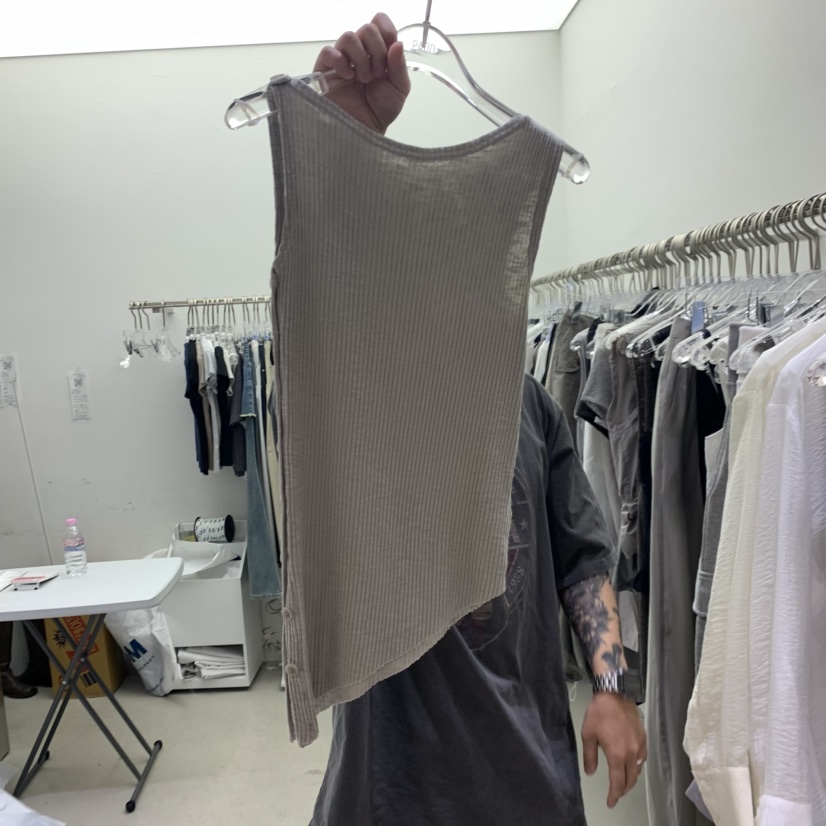 PADO韓國代購女裝新品職業休閑26夏季時尚吊帶背心紐扣背心PADO吊帶/背心圖色1