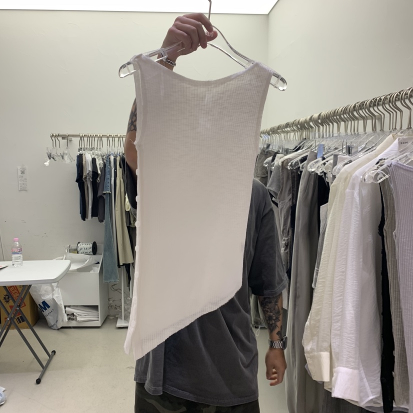 PADO韓國代購女裝新品職業休閑26夏季時尚吊帶背心紐扣背心PADO吊帶/背心圖色3