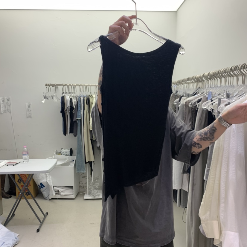 PADO韓國代購女裝新品職業休閑26夏季時尚吊帶背心紐扣背心PADO吊帶/背心圖色4