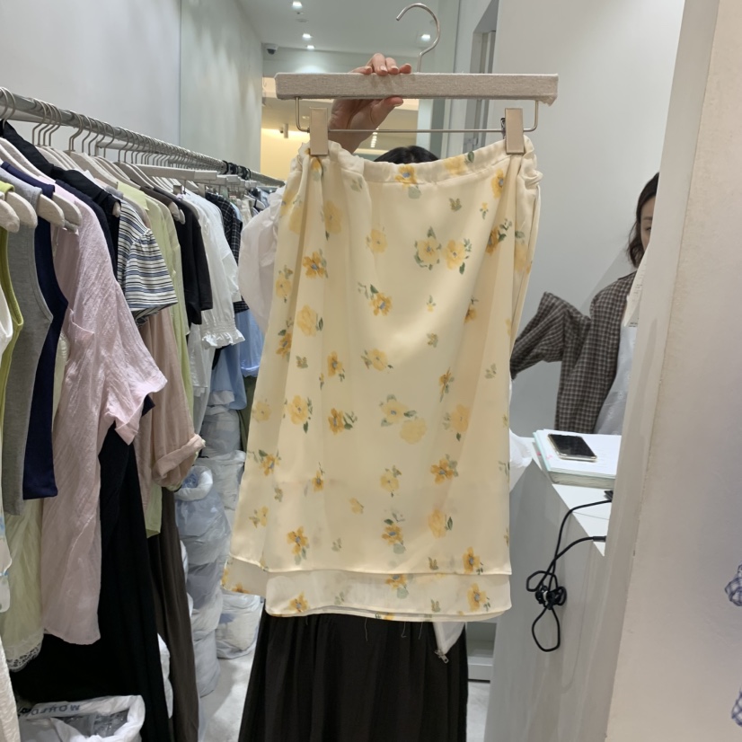 ASOME東大門實拍韓國女士新品時尚26春夏26夏季半身裙中短裙緞A.SOME半身裙/中短裙圖色2