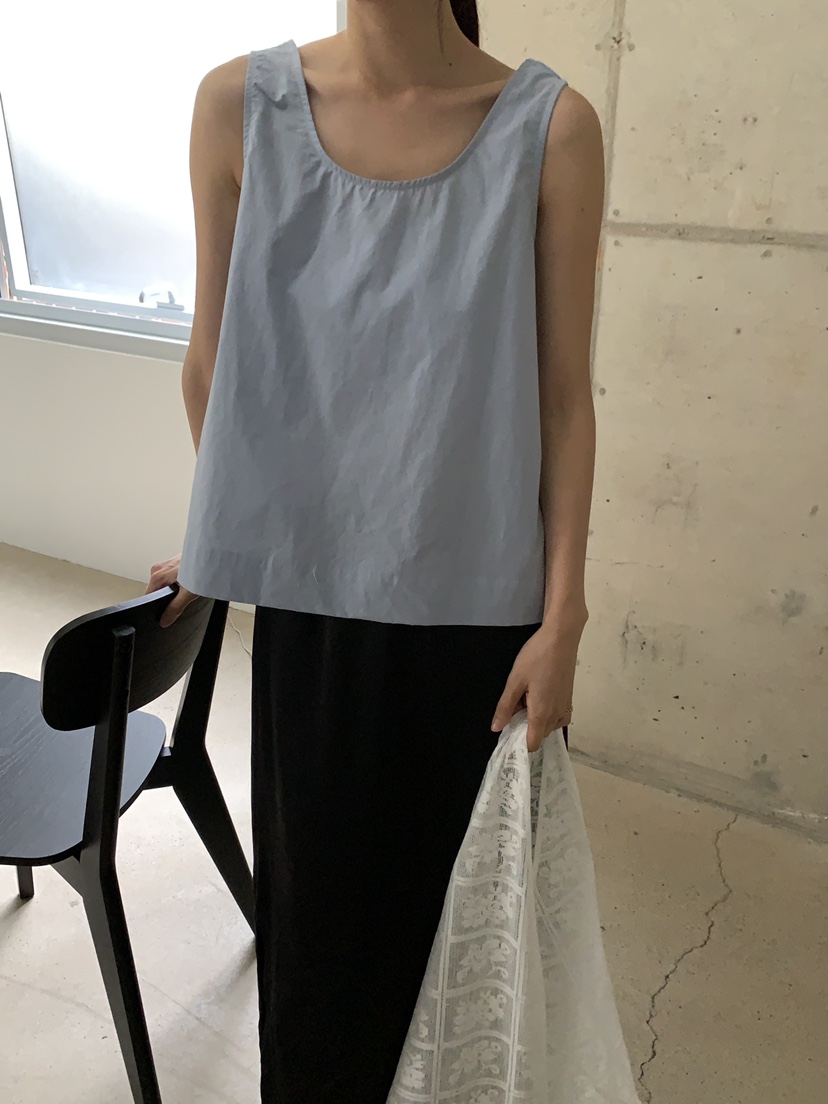 B_GARDER韓國東大門直郵女士新品休閑推薦26夏季吊帶背心無袖B.GARDER吊帶/背心