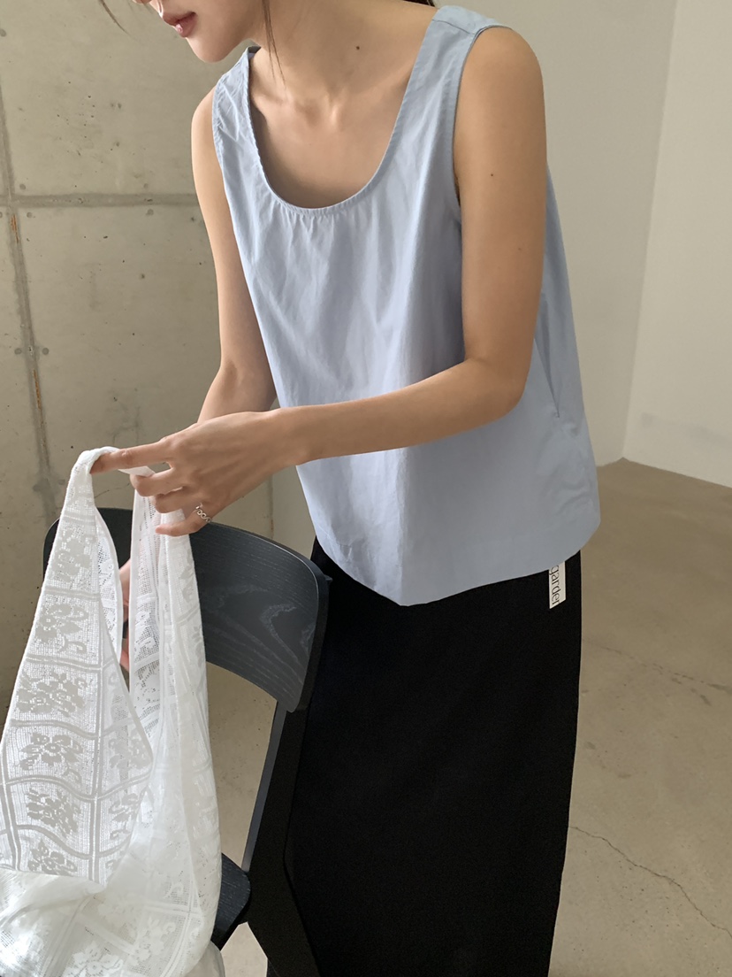 B_GARDER韓國東大門直郵女士新品休閑推薦26夏季吊帶背心無袖B.GARDER吊帶/背心
