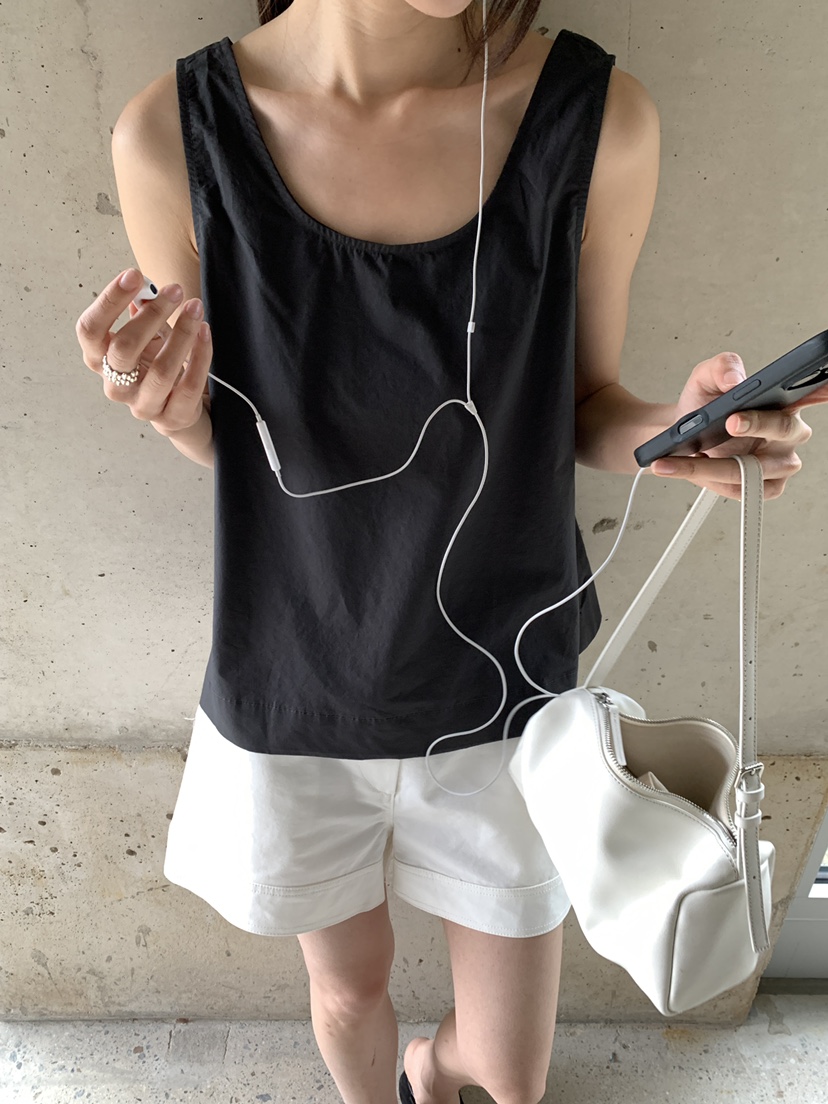 B_GARDER韓國東大門直郵女士新品休閑推薦26夏季吊帶背心無袖B.GARDER吊帶/背心
