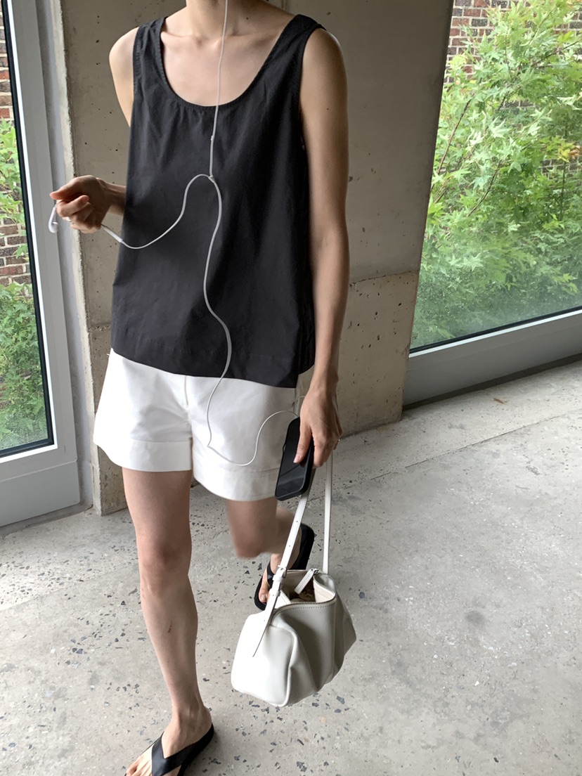 B_GARDER韓國東大門直郵女士新品休閑推薦26夏季吊帶背心無袖B.GARDER吊帶/背心