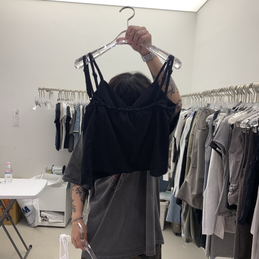 PADO韓國直郵女士新品時尚26春夏人氣26夏季熱賣吊帶背心PADO吊帶/背心