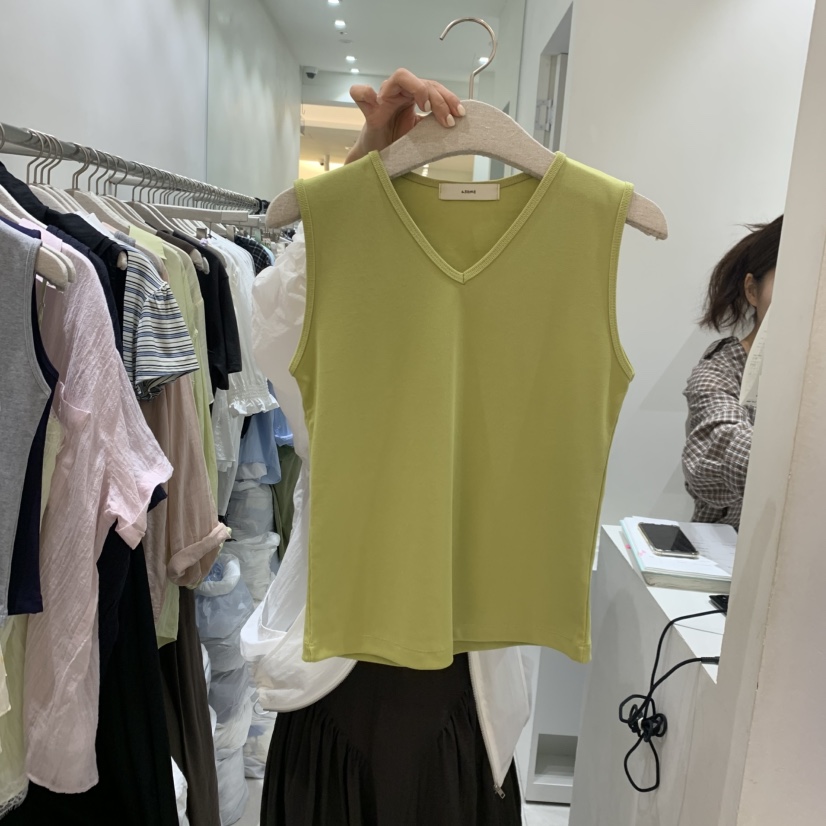 ASOME東大門實拍韓國女士新款休閑熱賣26春夏吊帶背心無袖A.SOME吊帶/背心圖色2