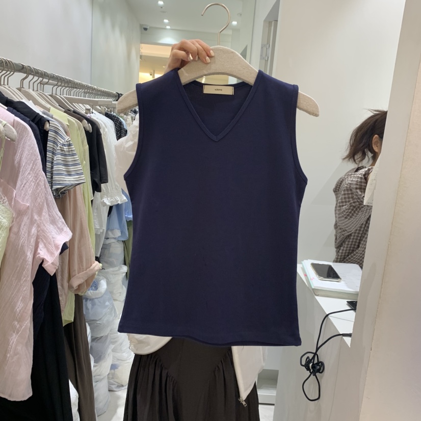 ASOME東大門實拍韓國女士新款休閑熱賣26春夏吊帶背心無袖A.SOME吊帶/背心圖色4