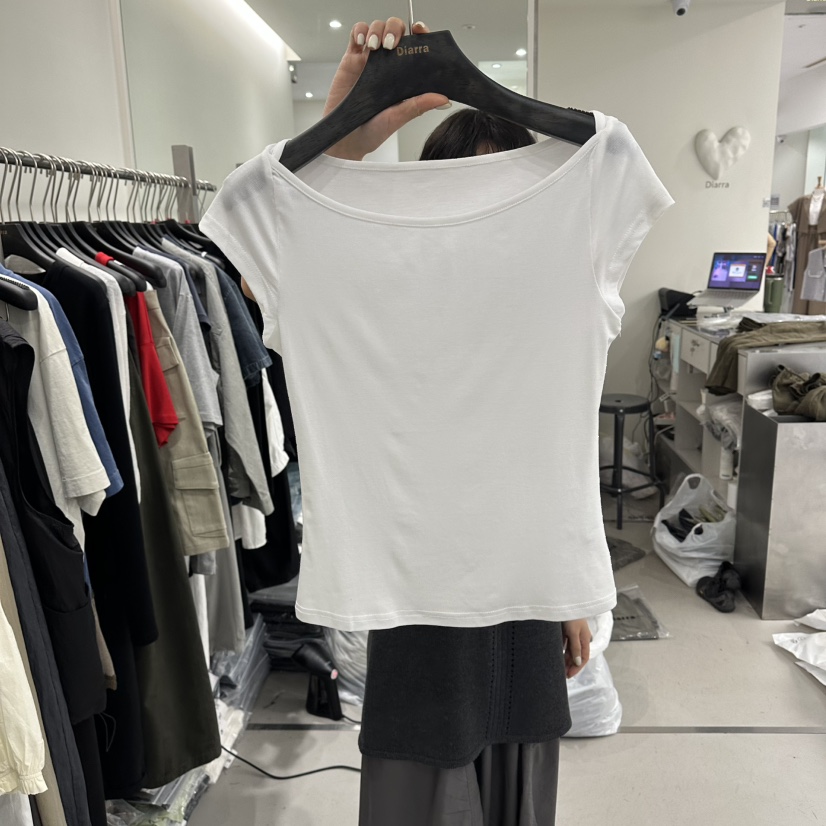 DIARRA韓國代購女裝新品26春夏26夏季人氣職業熱賣時尚T恤DIARRAT恤圖色1
