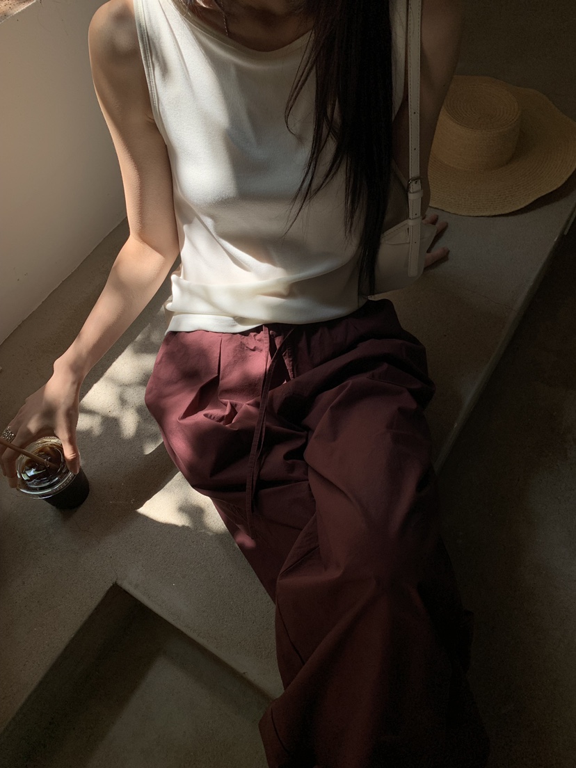 B_GARDER韓國直郵實拍女士新款熱賣26夏季推薦休閑褲純棉B.GARDER休閑褲