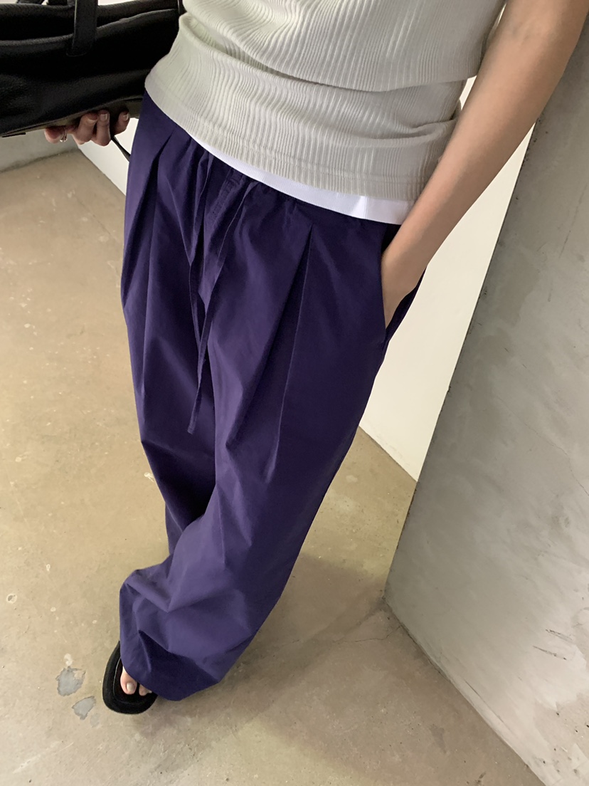 B_GARDER韓國直郵實拍女士新款熱賣26夏季推薦休閑褲純棉B.GARDER休閑褲