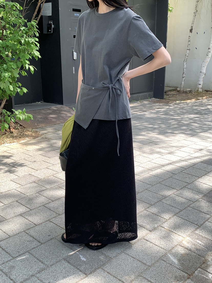 B_GARDER韓國東大門代購女士新款休閑時尚26春夏人氣長裙B.GARDER長裙