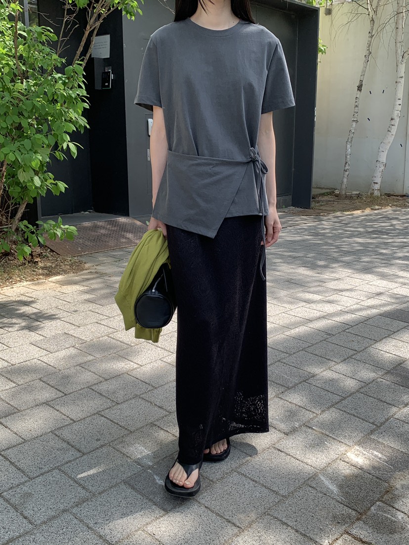 B_GARDER韓國東大門代購女士新款休閑時尚26春夏人氣長裙B.GARDER長裙