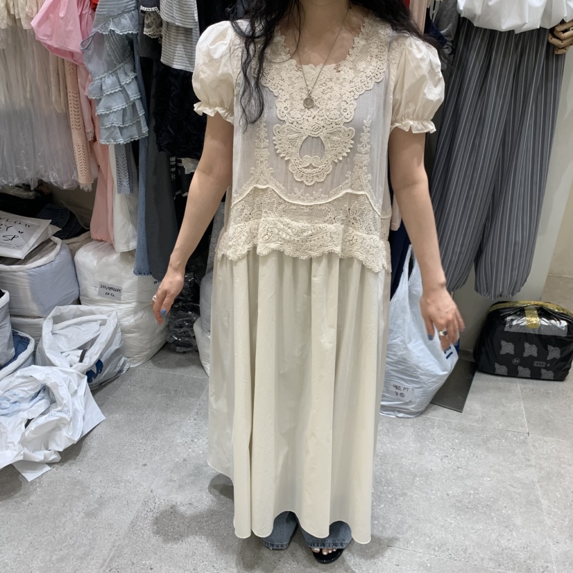 BY FLOW韓國東大門代購女士新品時尚熱賣休閑連衣裙刺繡BY FLOW連衣裙圖色2