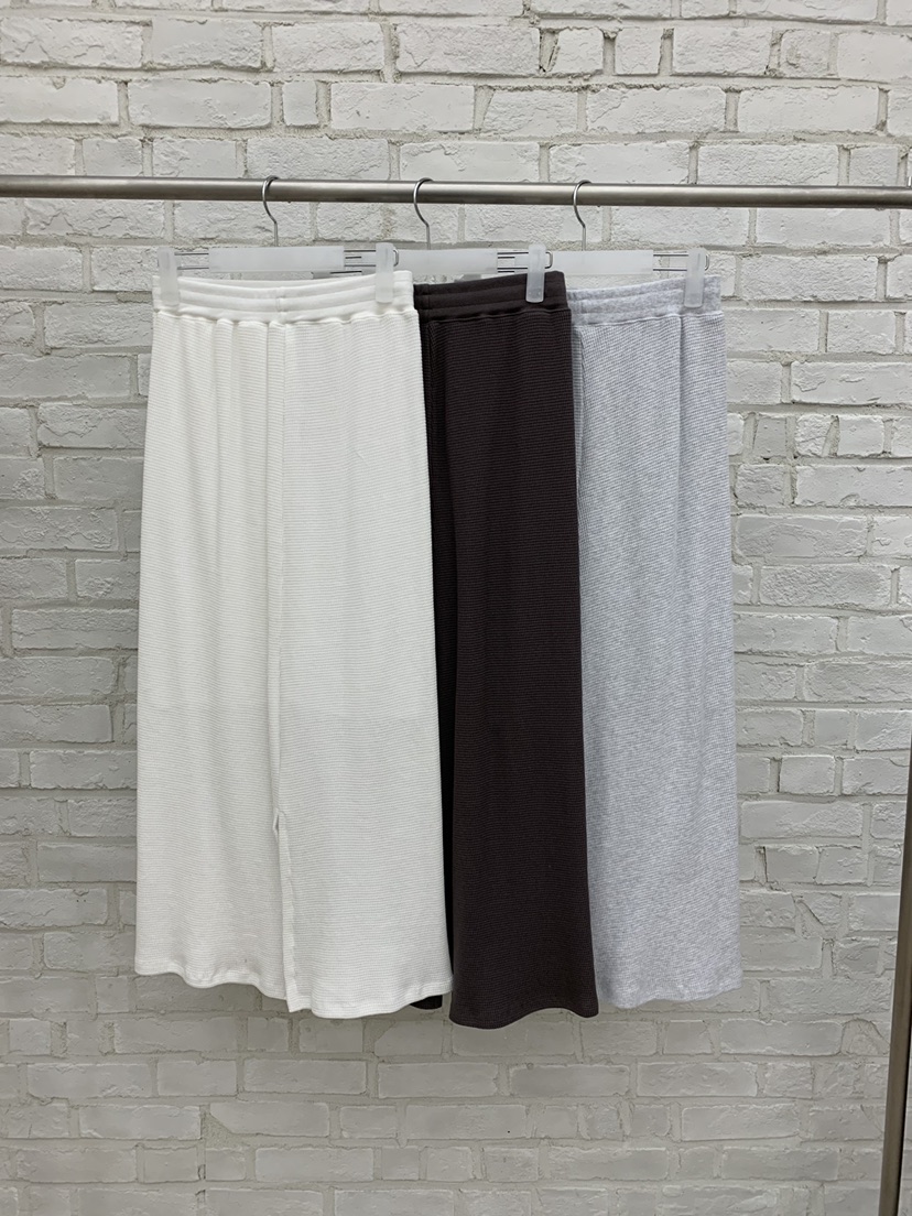 B_GARDER韓國代購女裝新品26夏季休閑推薦職業長裙華夫格B.GARDER長裙