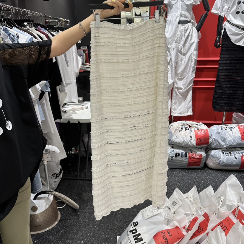 RARE CLOSET韓國直郵女裝新品時尚休閑熱賣26夏季長裙蕾絲RARE CLOSET長裙