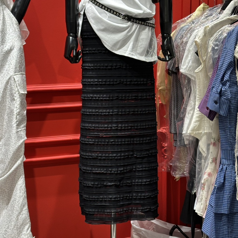 RARE CLOSET韓國直郵女裝新品時尚休閑熱賣26夏季長裙蕾絲RARE CLOSET長裙圖色2