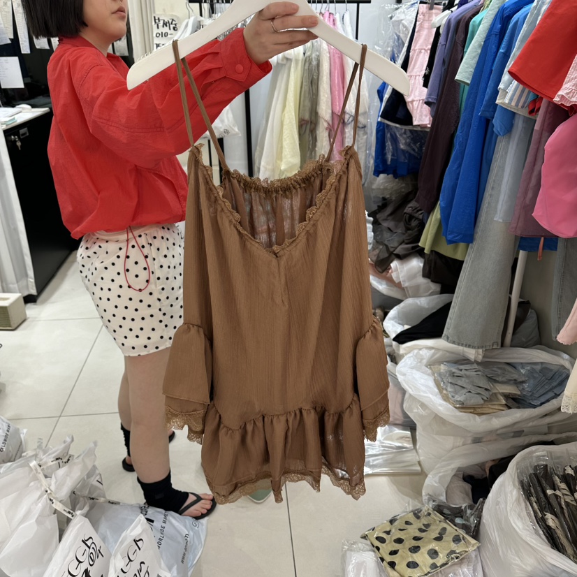 EGG IS韓國東大門代購女裝新品熱賣時尚推薦連衣裙不含項鏈EGG IS連衣裙