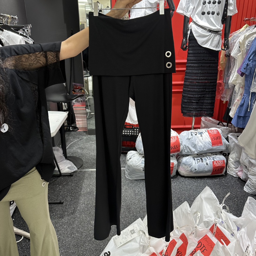 RARE CLOSET韓國直郵女裝新款職業推薦時尚26春夏裙褲孔眼RARE CLOSET裙褲圖色2