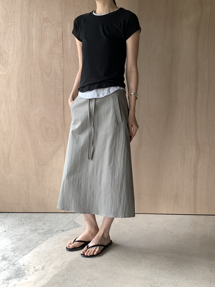 B_GARDER韓國代購女士新品推薦26夏季人氣職業休閑26春夏長裙B.GARDER長裙