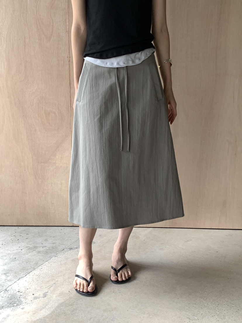B_GARDER韓國代購女士新品推薦26夏季人氣職業休閑26春夏長裙B.GARDER長裙