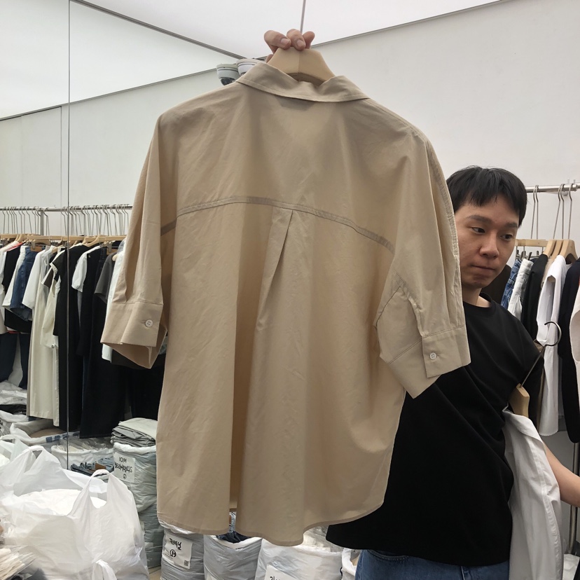 MOI-A韓國直郵實拍女裝新品26夏季熱賣休閑26春夏襯衫蕾絲衫MOI-A襯衫/蕾絲衫